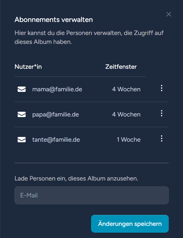 Create and share unique viewing links