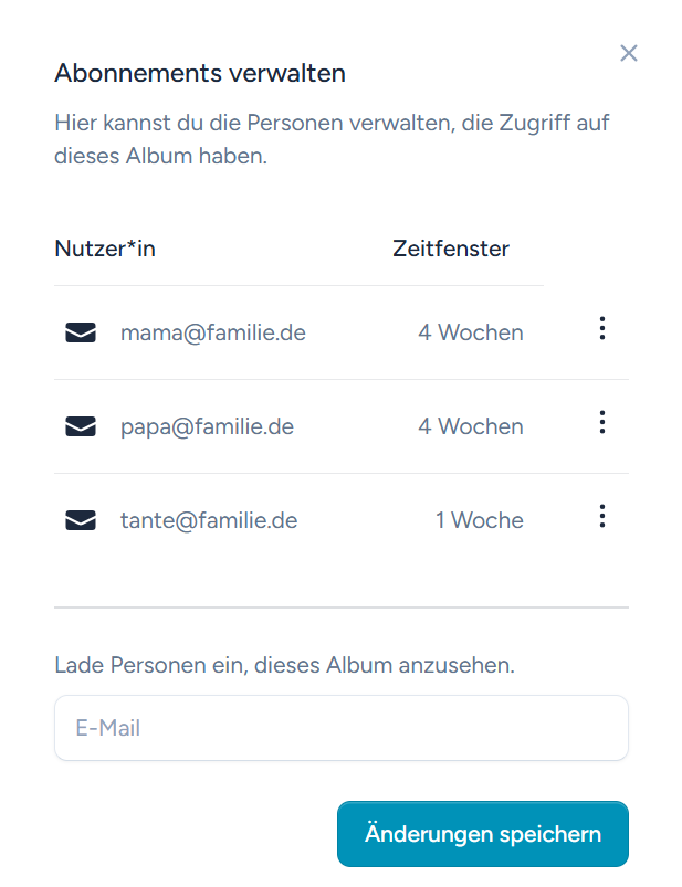 Create and share unique viewing links